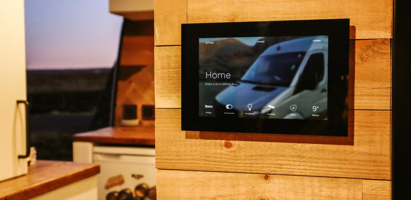 Smart home control panel interface