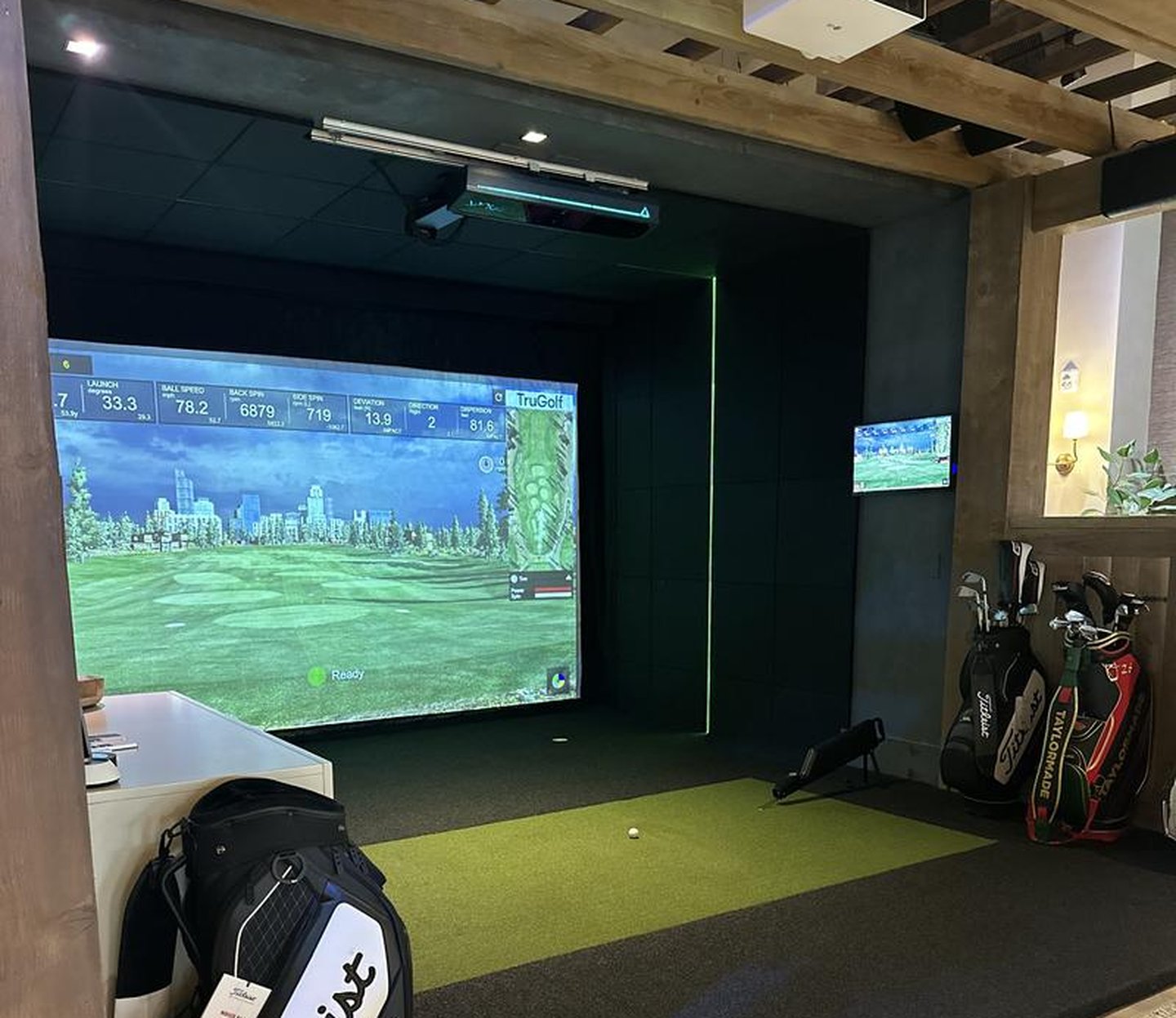 TruGolf Simulator at Cast